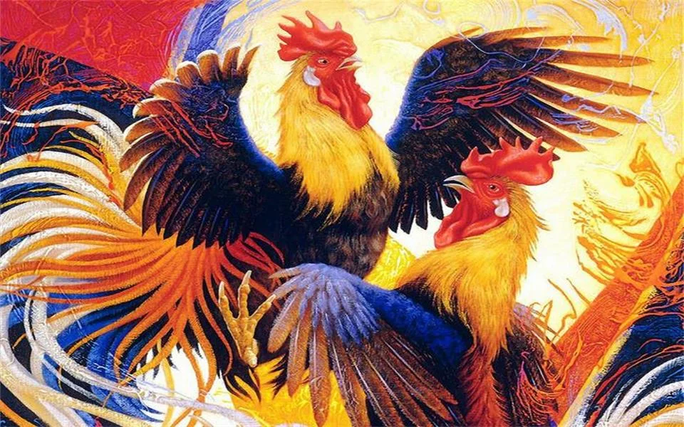 Ilustrasi kartu permainan bertema di lobi VESPA69
